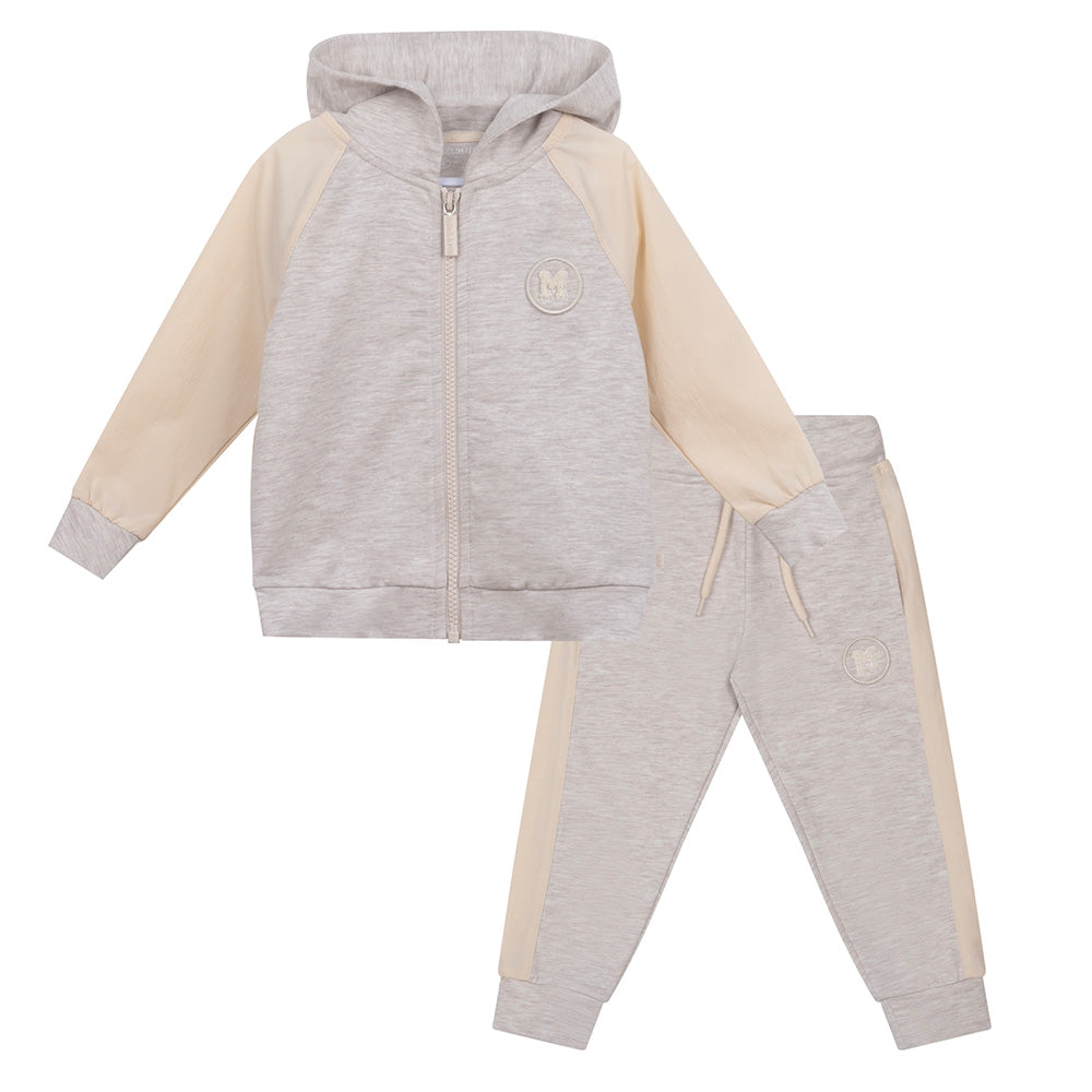 Mitch & Son, Jogging Suits, Mitch & Son - Melange zipper tracksuit