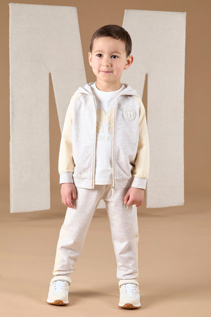 Mitch & Son, Jogging Suits, Mitch & Son - Melange zipper tracksuit