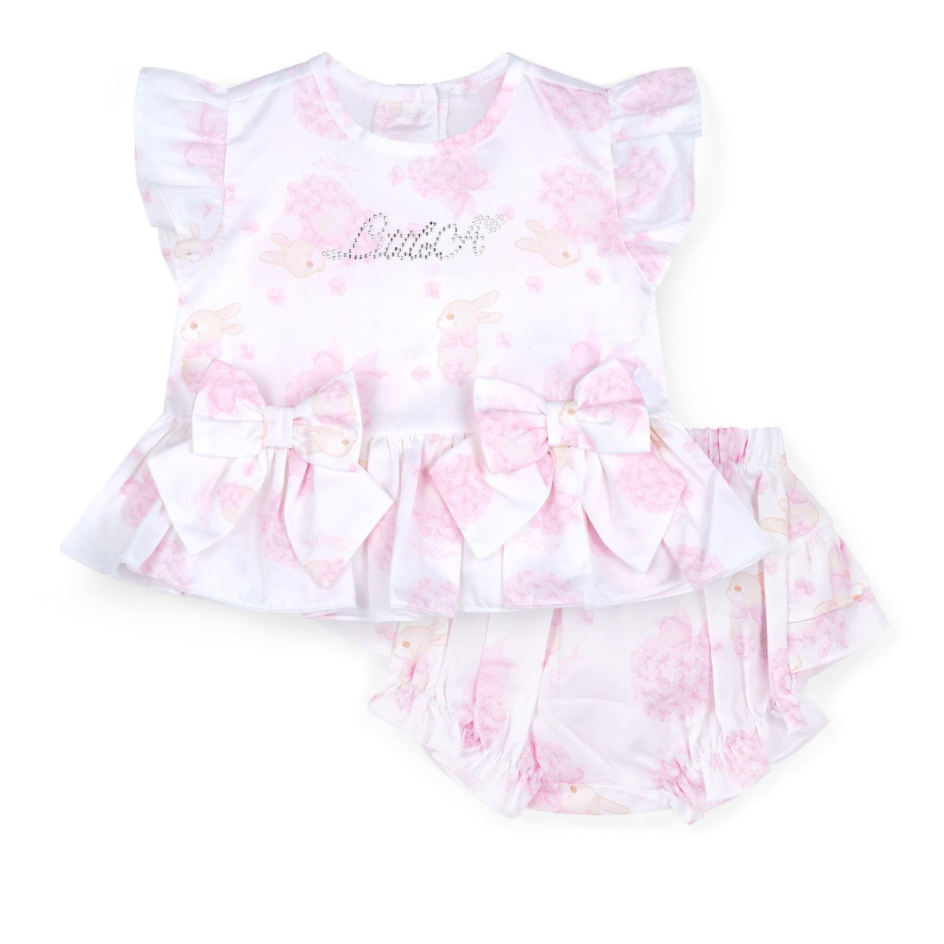 Little A, 2 piece set, Little A 'Bunnies & Bows' 2 Piece Set, Ayleigh