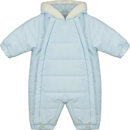 Emile et Rose, Snowsuits, Emile et Rose - Pale Blue snowsuit, Ernie