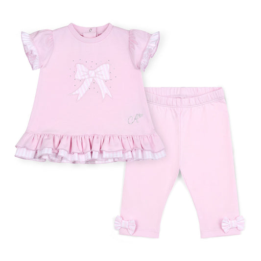 Little A, 2 piece set, Little A 'Bunnies & Bows' Top & Legging Set, Amber