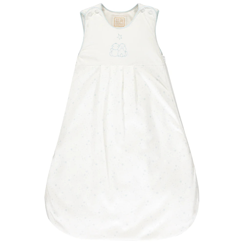 Emile et Rose, pyjamas, Emile et Rose - White and pale blue sleep bags