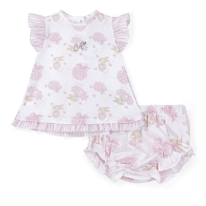 Little A, Dress, Little A 'Bunnies & Bows' Dress & Pants, Amy