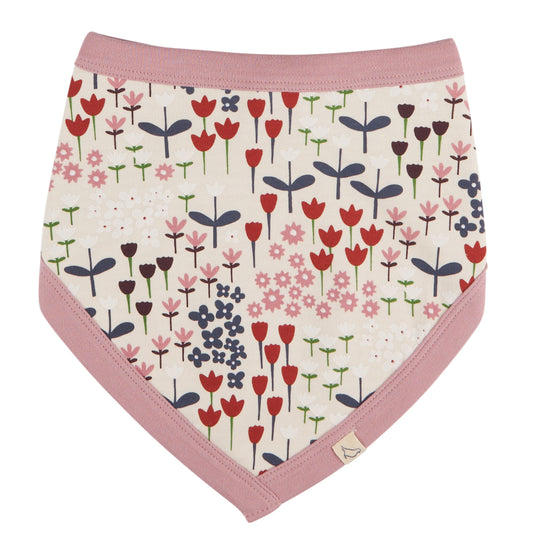 Pigeon Organics, Bibs, Pigeon Organics - Ivory meadow bib