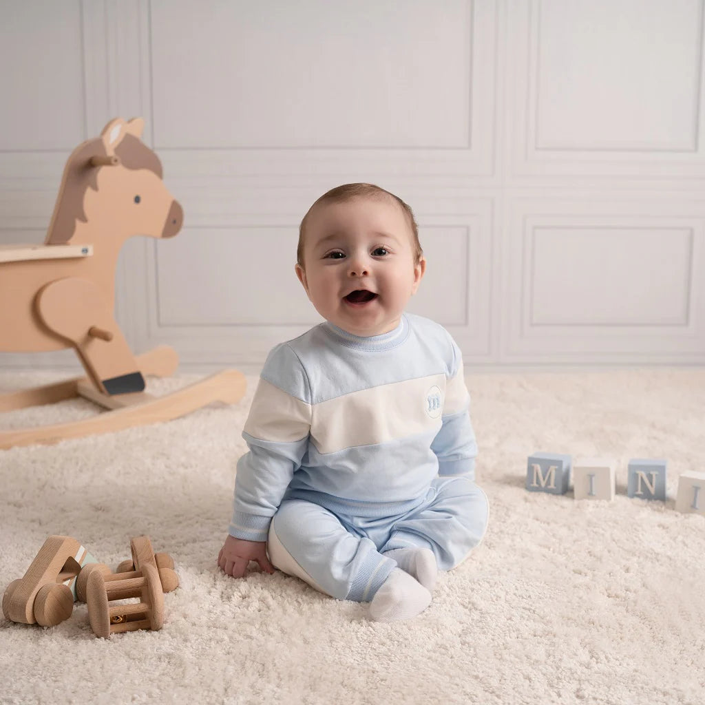 Mitch & Son, Jogging Suits, Mitch & Son - Panel tracksuit, pale blue