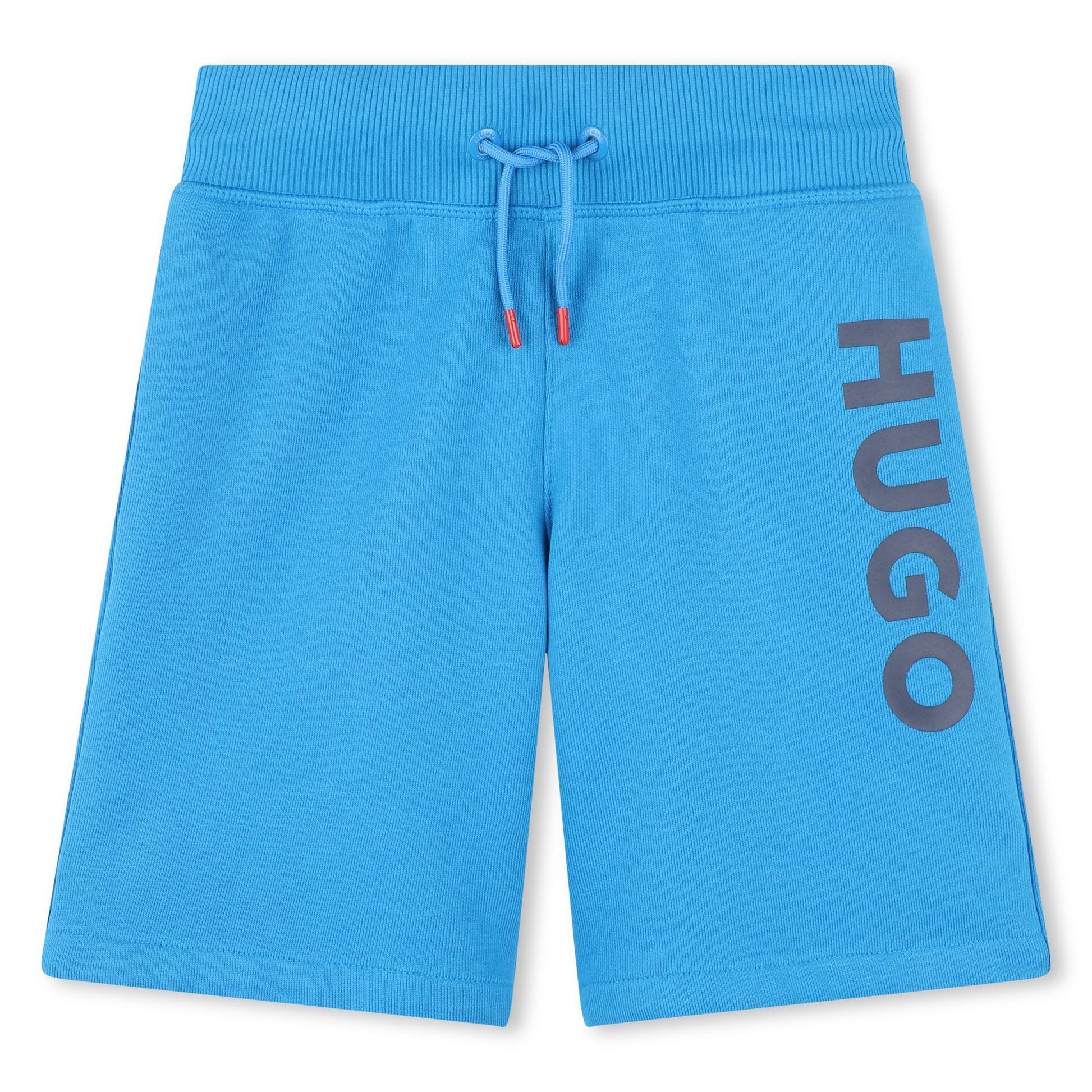 Hugo, Shorts, Hugo - Jersey shorts, blue