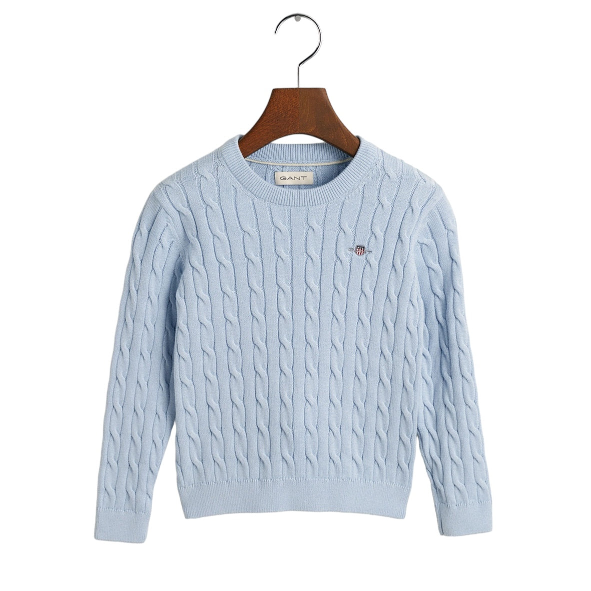 Gant, sweaters, Gant - Fresh blue cotton sweater