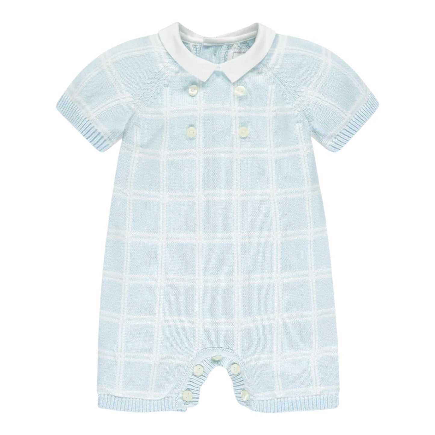 Emile et Rose, rompers, Emile et Rose - Pale blue and white all in one, Danny