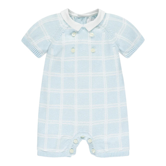 Emile et Rose, rompers, Emile et Rose - Pale blue and white all in one, Danny