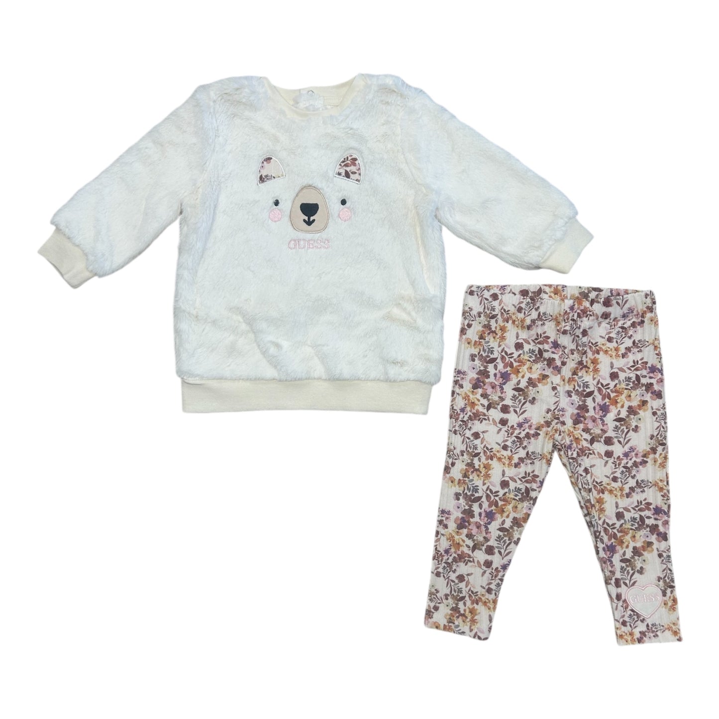 Guess, 2 piece legging outfits, Guess - 2 piece legging outfit, 6m - 24m