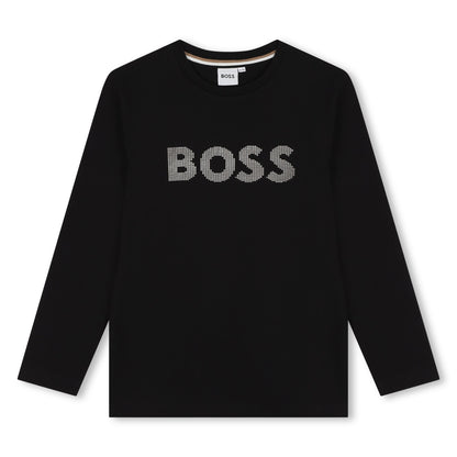 Boss, shirts, Boss - Black long sleeved t-shirt