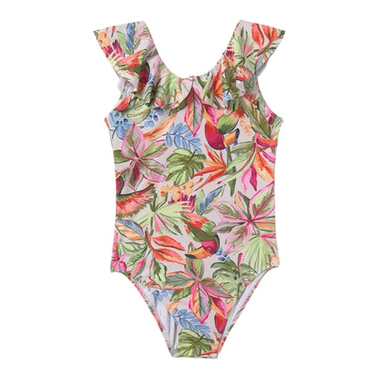 Mayoral, swimwear, Mayoral - Tropical print swimsuit