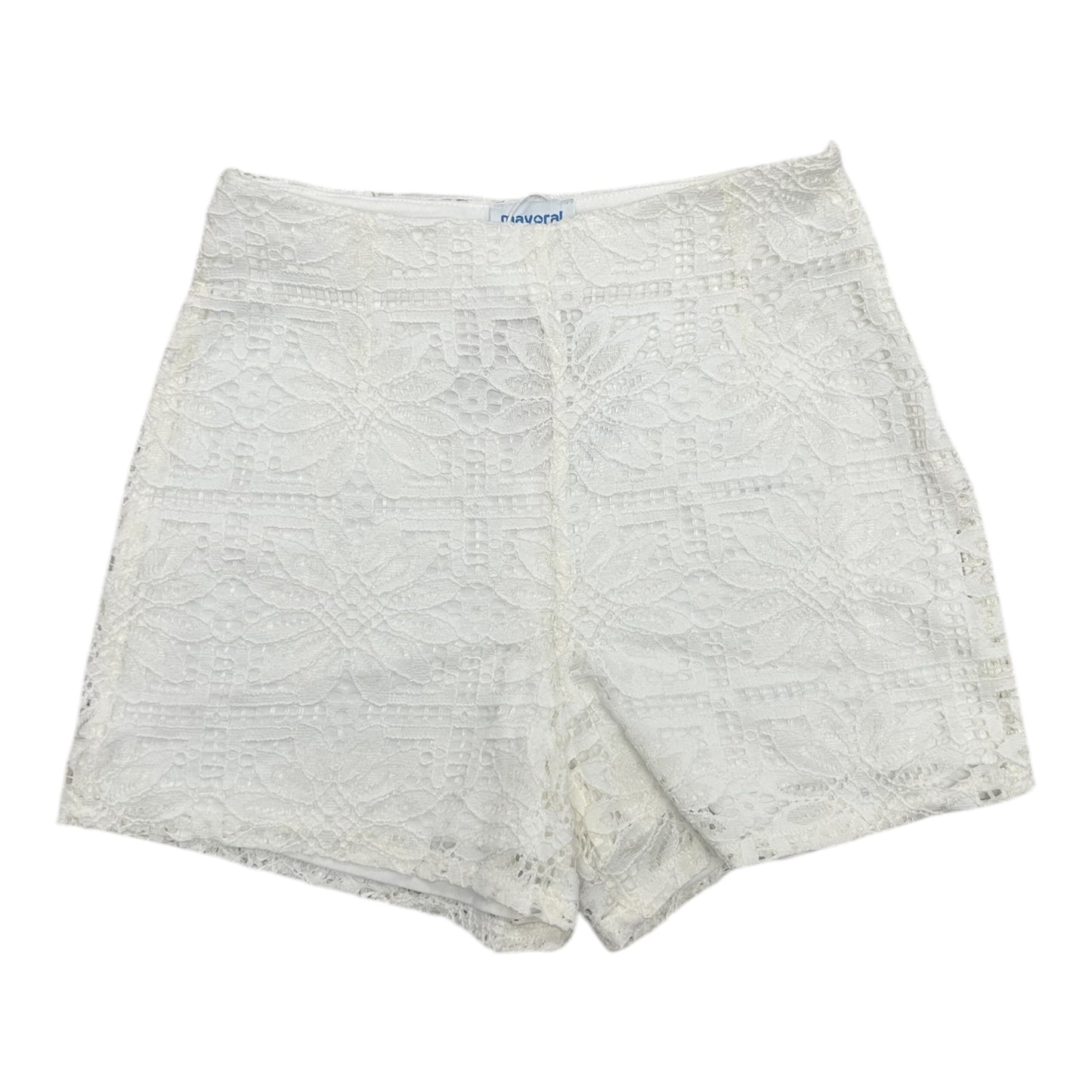 Mayoral, Shorts, Mayoral - Ivory lace shorts