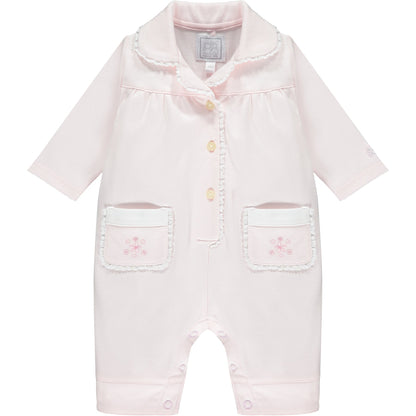 Emile et Rose, pyjamas, Emile et Rose - Pink All in one pyjama