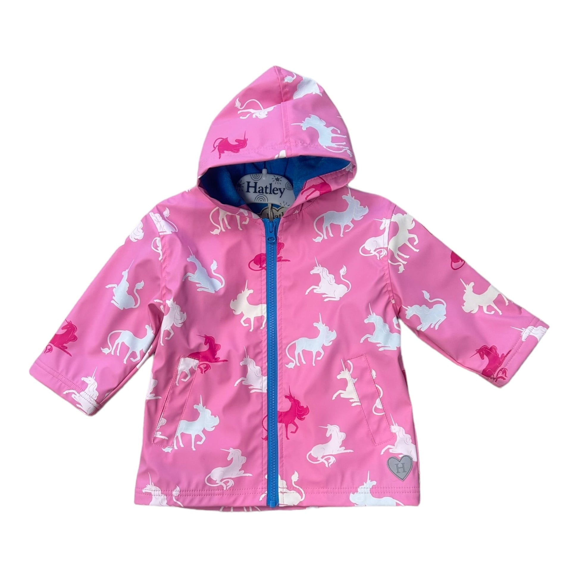 Hatley, raincoat, Hatley - Raincoat, Colour change unicorns