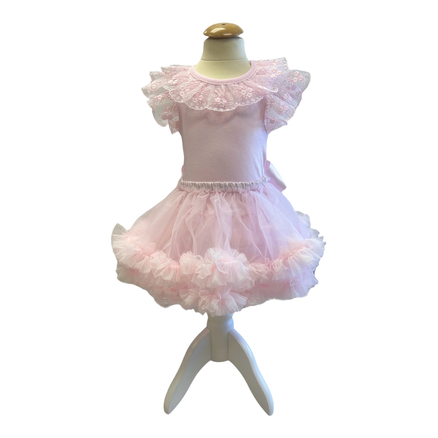 Caramelo Kids - pink lace body suit, 034172