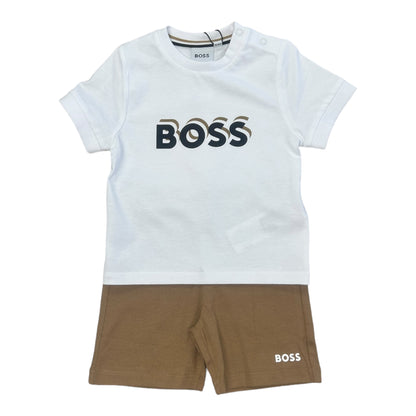 Boss, 2 piece outfits, Boss - T-shirt and short set, 12m - 3yrs