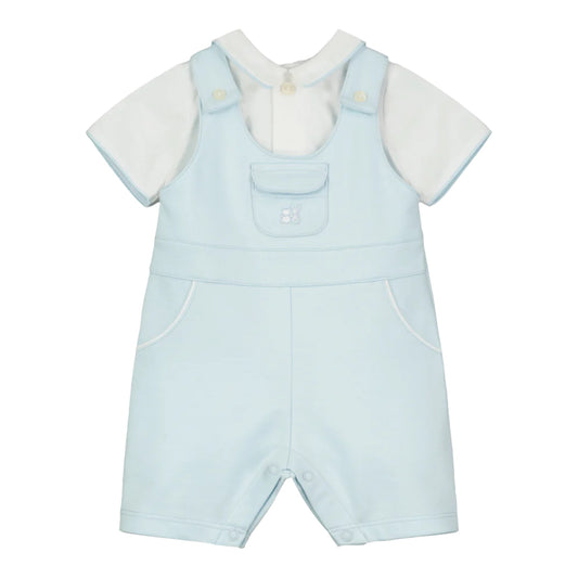 Emile et Rose, rompers, Emile et Rose - Baby Boys all in one, mock dungaree, Fabio