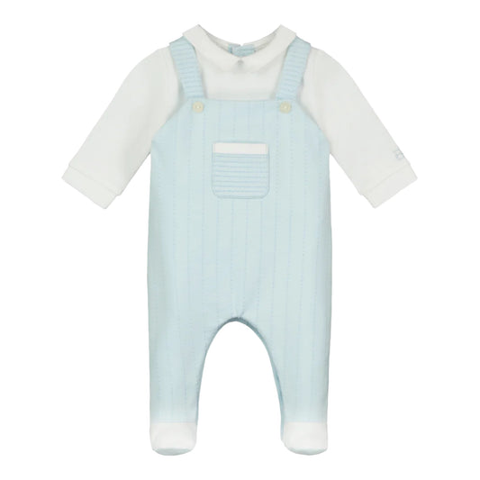 Emile et Rose, rompers, Emile et Rose - Baby Boys all in one, mock dungaree, Fox