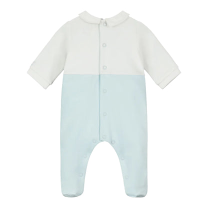 Emile et Rose, rompers, Emile et Rose - Baby Boys all in one, mock dungaree, Fox