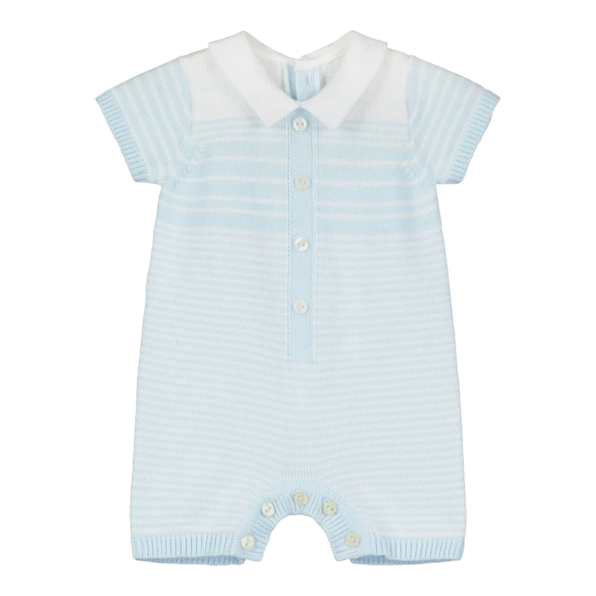 Emile et Rose, rompers, Emile et Rose - Baby Boys knit stripe all in one, Fabian