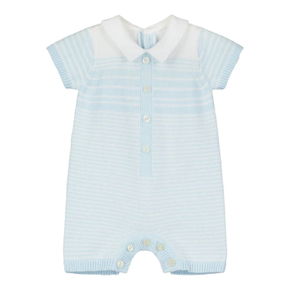 Emile et Rose, rompers, Emile et Rose - Baby Boys knit stripe all in one, Fabian