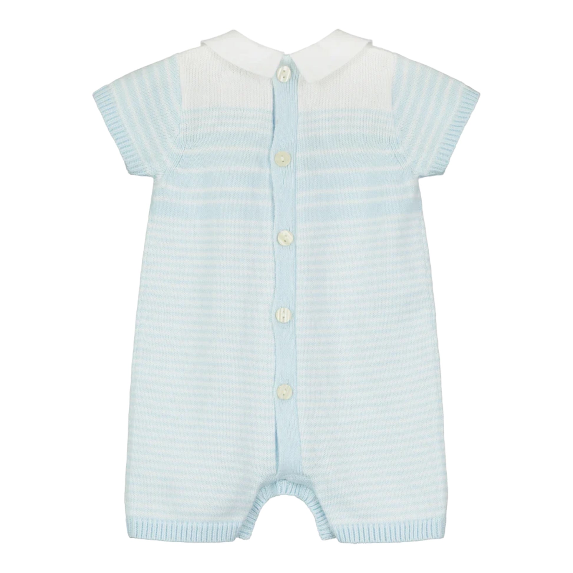 Emile et Rose, rompers, Emile et Rose - Baby Boys knit stripe all in one, Fabian