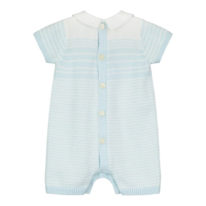 Emile et Rose, rompers, Emile et Rose - Baby Boys knit stripe all in one, Fabian