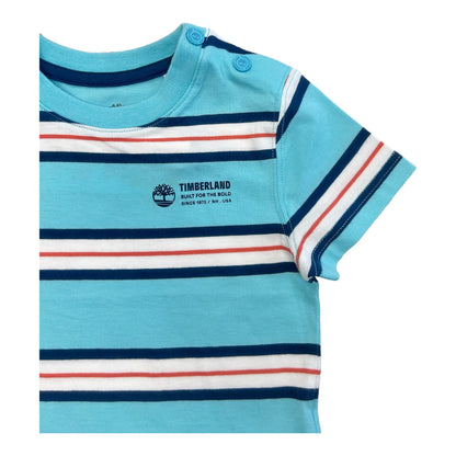 Timberland, 2 piece outfits, Timberland - Aqua crew neck T-shirt