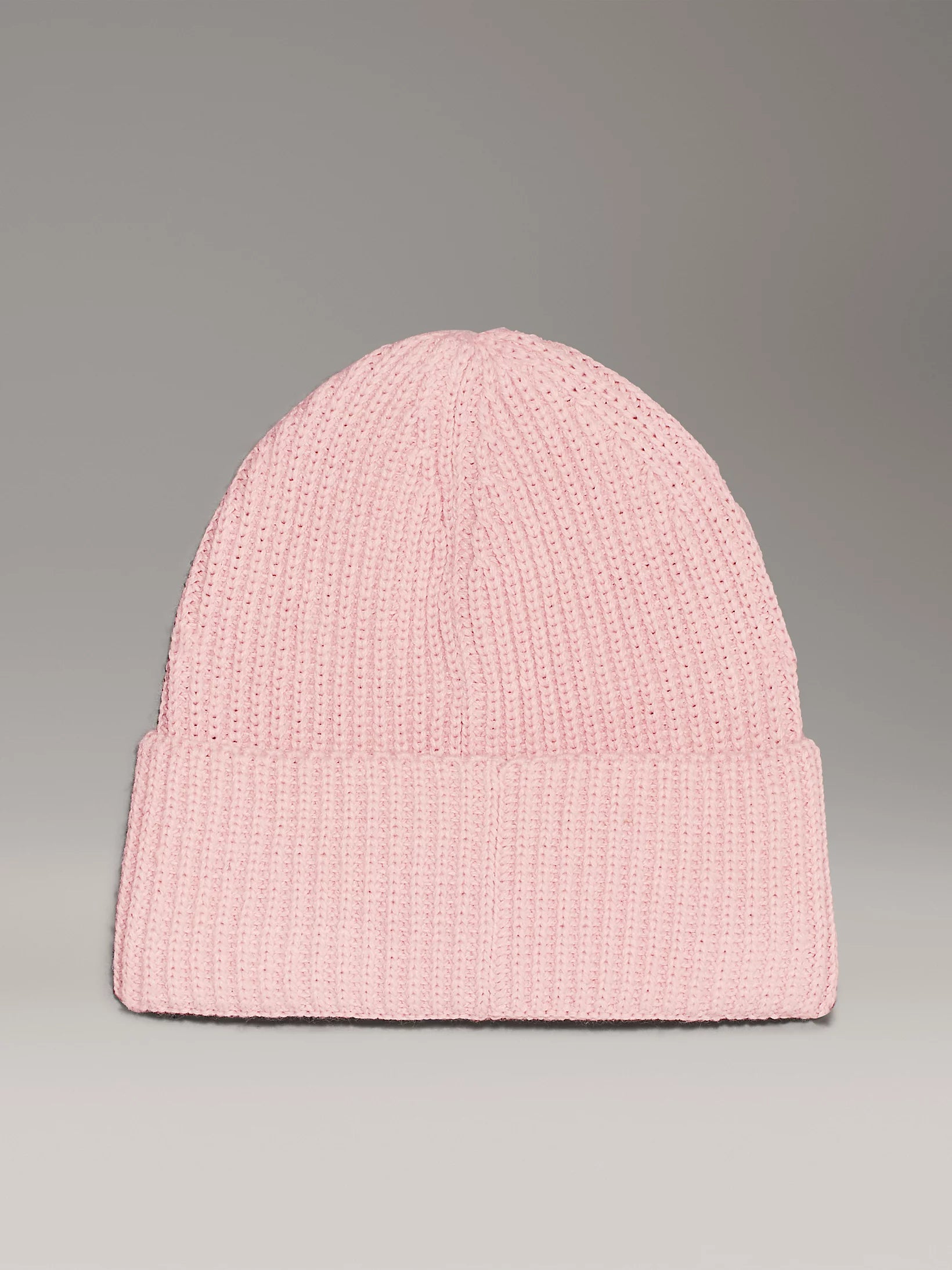 Calvin Klein, Hats, Calvin Klein - Monogram rib beanie, peach