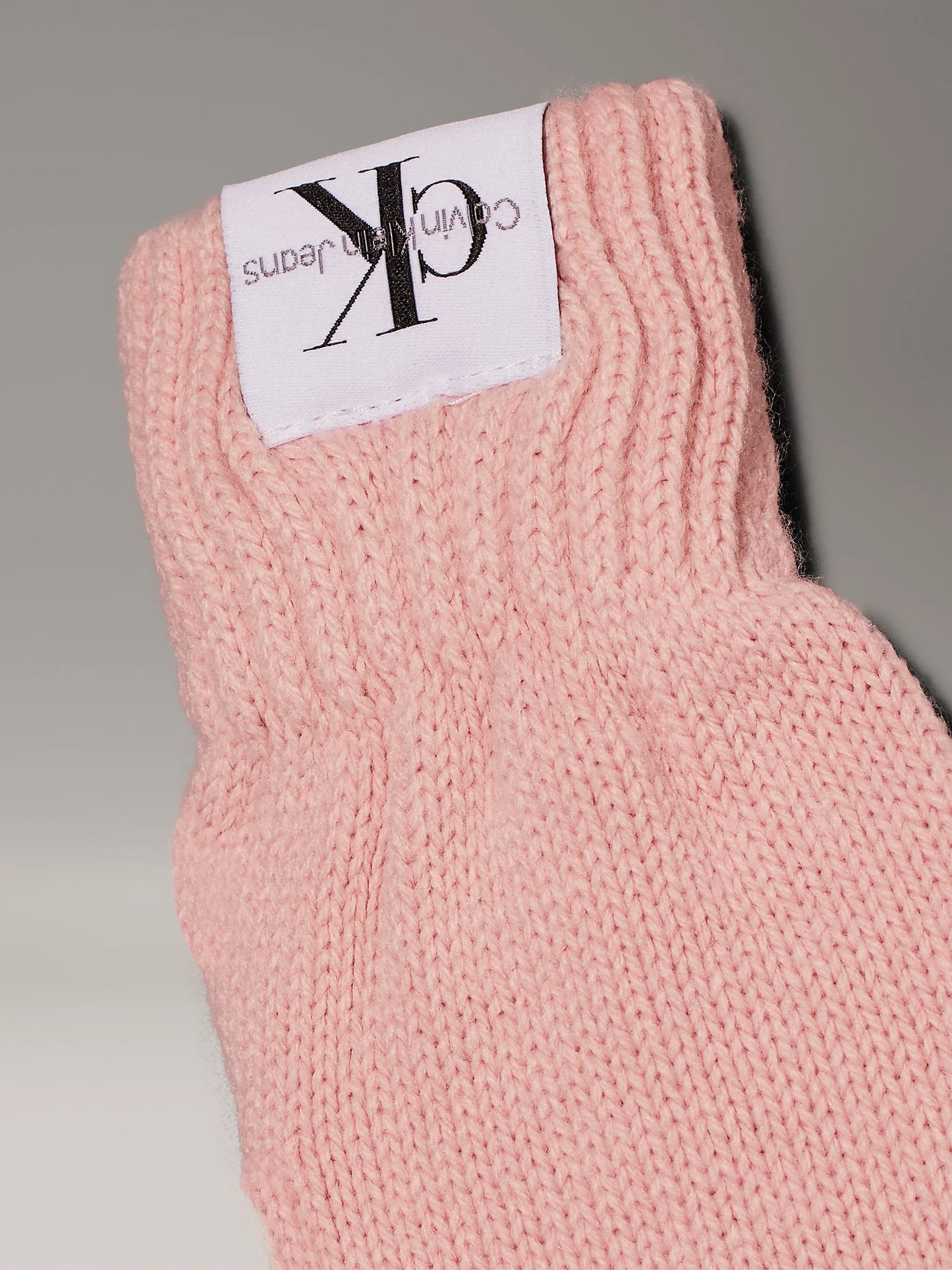 Calvin Klein, gloves, Calvin Klein - Monogram gloves, peach