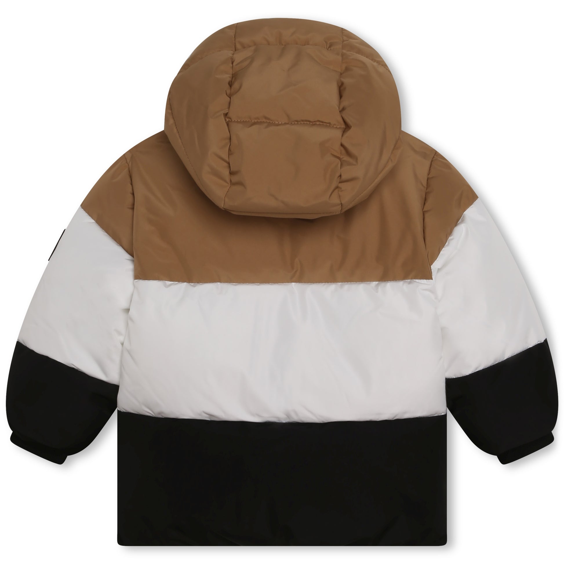 Boss, coats, Boss - Padded jacket, Tan/white/black