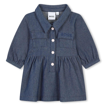 Boss, dresses, Boss - Baby rinse wash denim dress