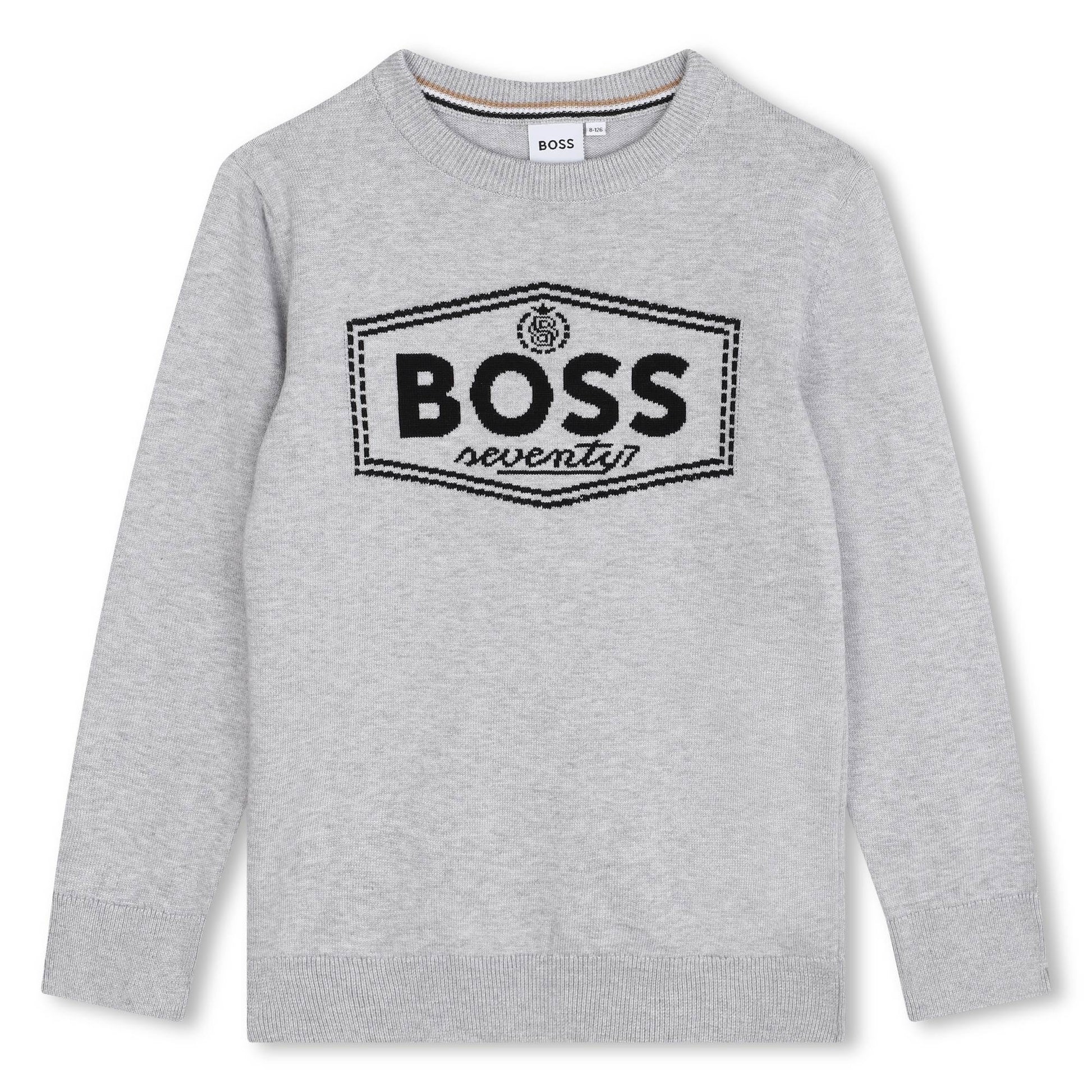 Boss, sweaters, Boss - Grey pullover