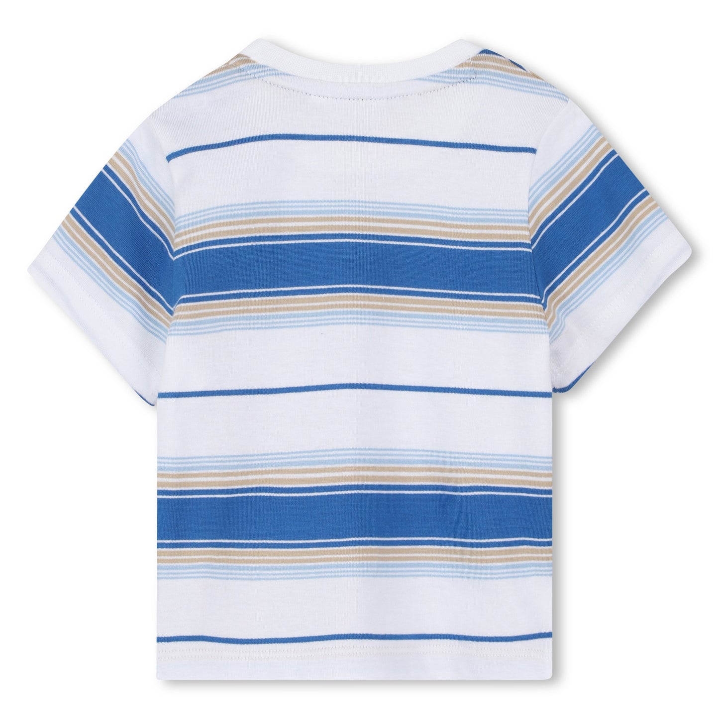 Boss, T-shirts, Boss - Blue and white stripe, Short sleeved Tee-shirt