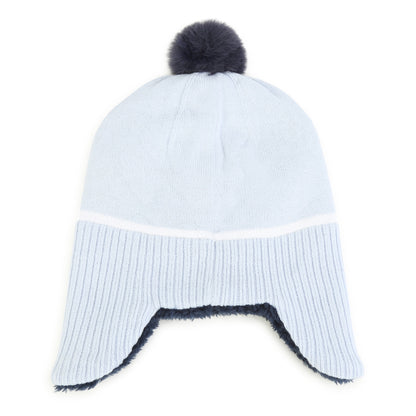 Boss, Hats, Boss - Baby light blue pull on bobble hat