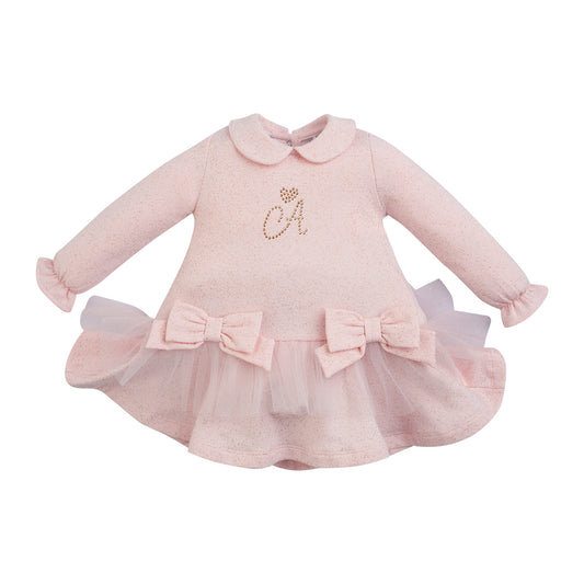 Little A, dresses, Little A - Pink sweat dress, 1yr-3yrs, Ellie