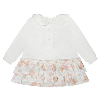 Little A, dresses, Little A - Bear print frill dress