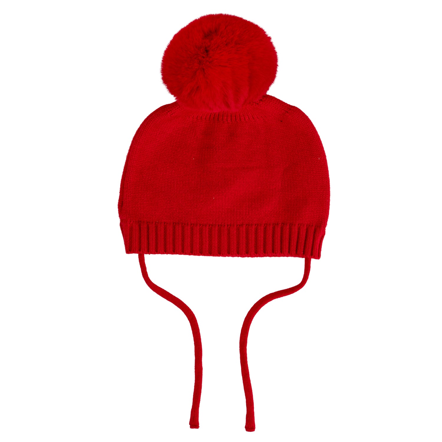 Little A, Tights, Little A -  Heart pom pom hat