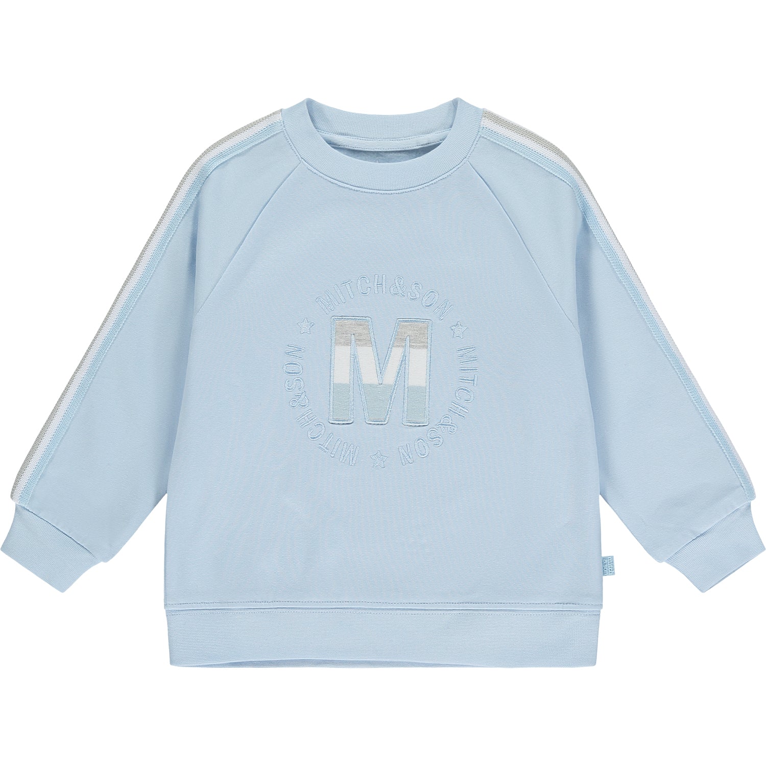 Mitch & Son, tracksuits, Mitch & Son - Sky blue Tape M logo tracksuit, Nick