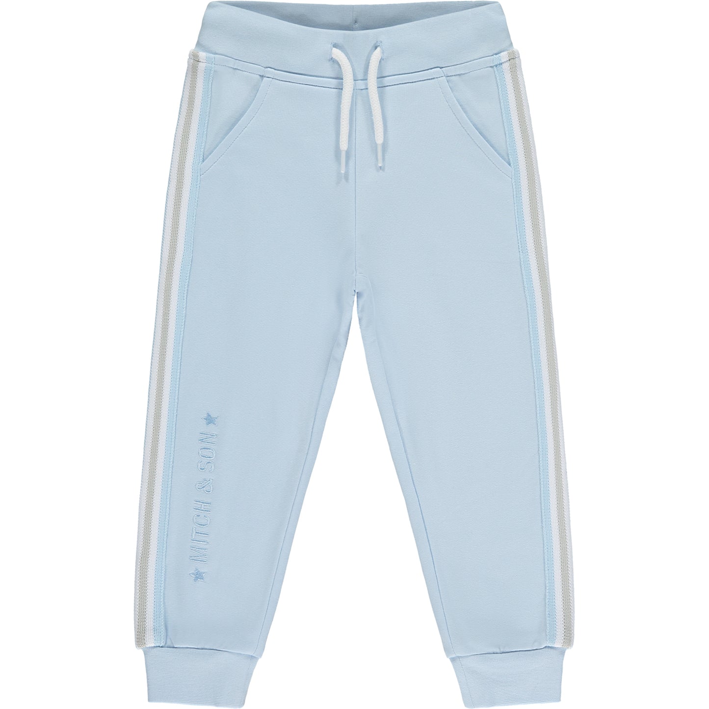 Mitch & Son, tracksuits, Mitch & Son - Sky blue Tape M logo tracksuit, Nick