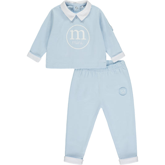 Mitch & Son, tracksuits, Mitch & Son - Sky blue,  tracksuit, 3-18m, Rylan