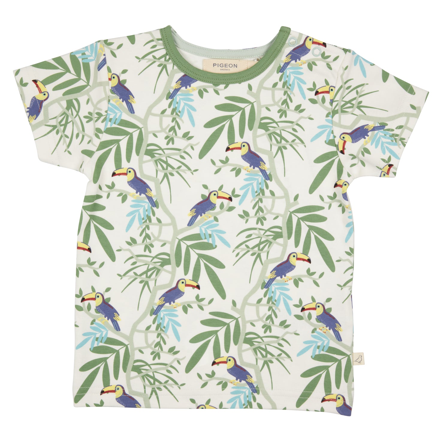 Pigeon Organics, T-shirts, Pigeon Organics - Soft Jersey short sleeved T-shirt, toucan print