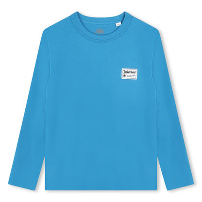 Timberland, T-shirts, Timberland - long sleeved T-Shirt, blue