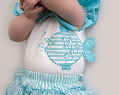 Little A, top and pants, Little A 'Little Fish' Top and Pants set, Khloe