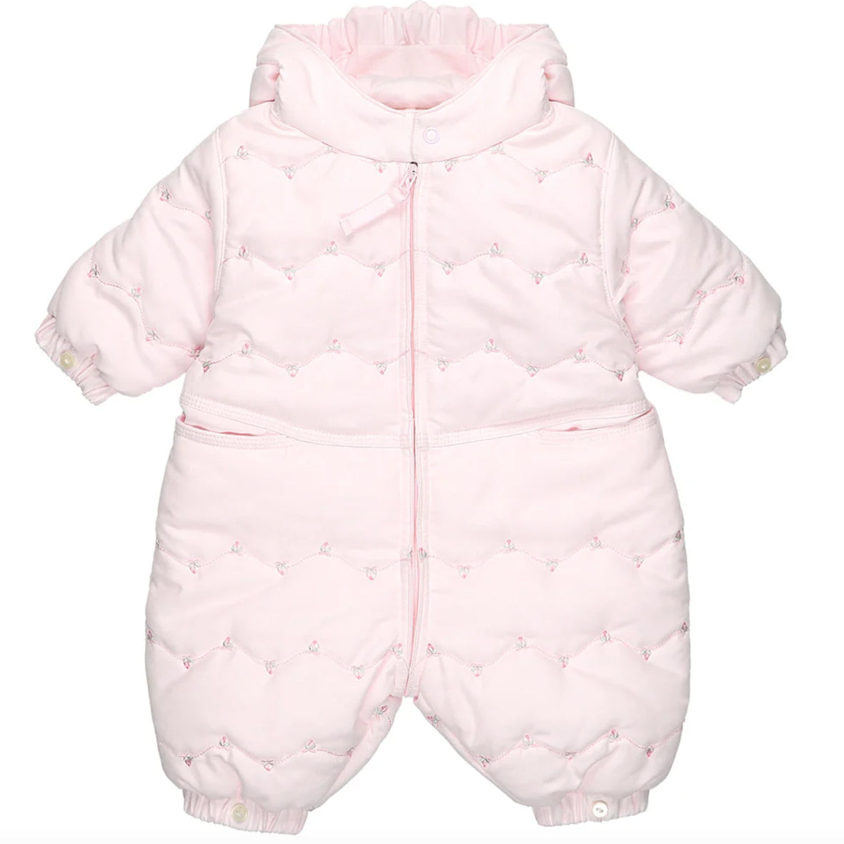 Emile et Rose, Snowsuits, Emile et Rose - Pink snowsuit, Rula