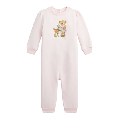 Ralph Lauren, all in ones, Ralph Lauren - Pink all in one, Signature bear front print