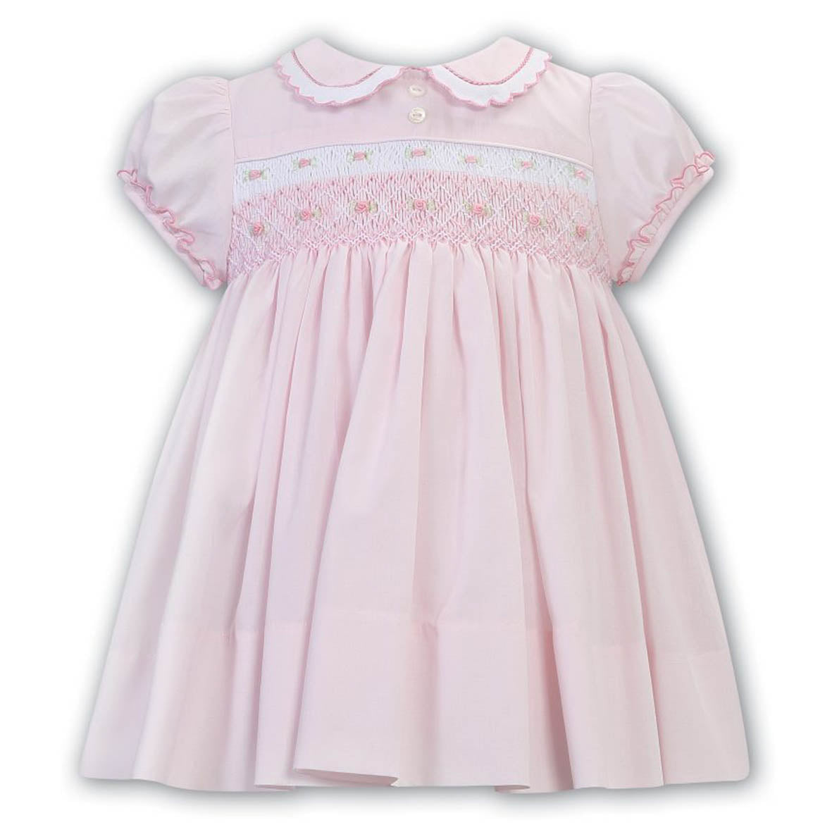 Sarah Louise, dresses, Sarah Louise - Pink hand smocked dress