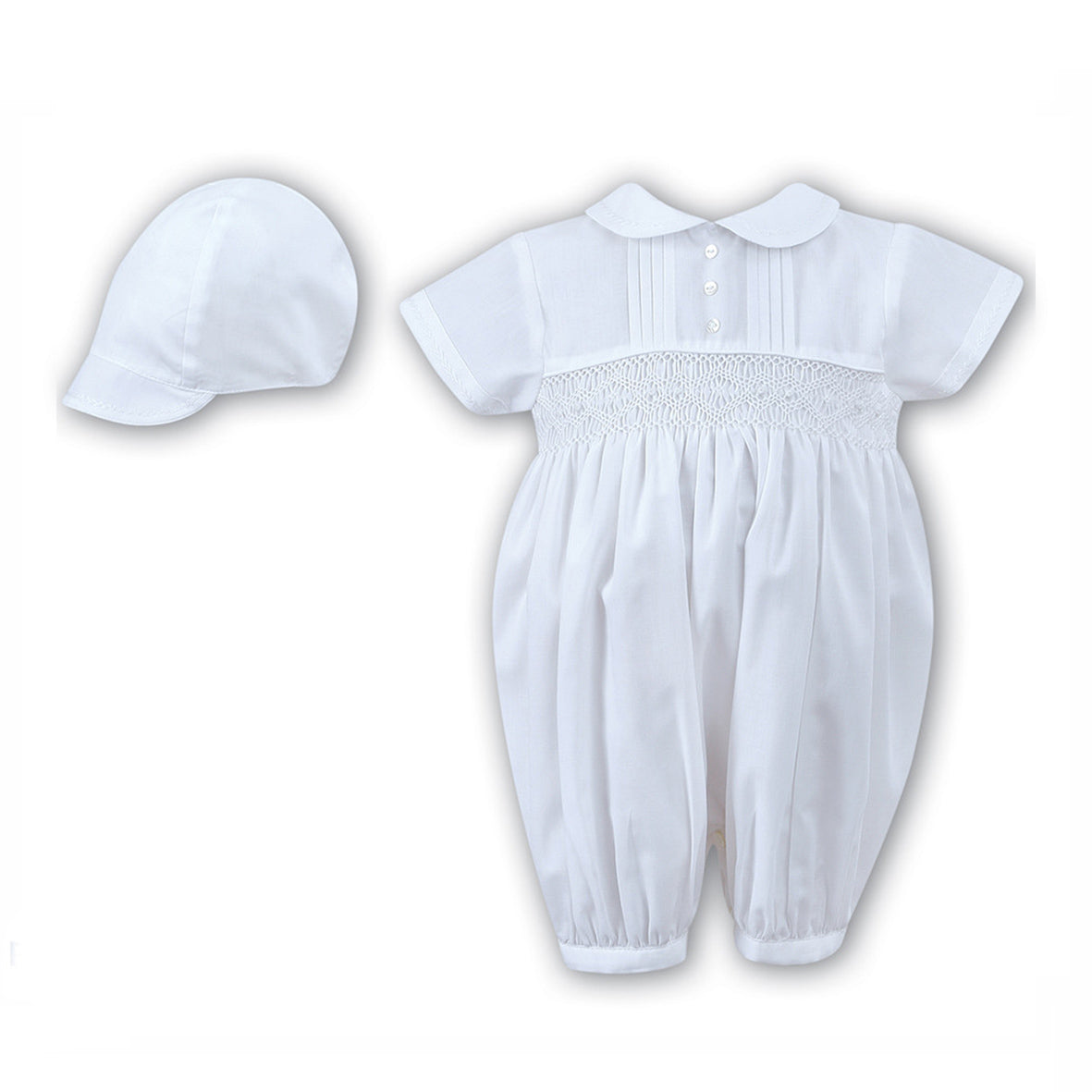 Sarah Louise, romper and hat, Sarah Louise - Boys romper with hat - 002200S