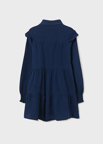 Mayoral, Dresses, Mayoral - Blue denim dress